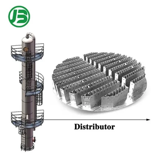 Ss 316L Trough Liquid Distributor Pan Type Distributor for Cryogenic Distillation Towers